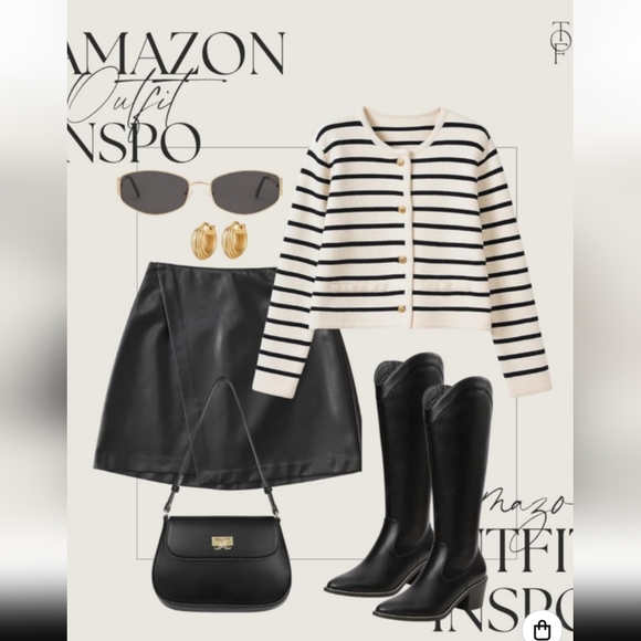 🖤 The Drop Women's Portia Vegan Leather Mini Wrap Skirt -NWT- M - Black - Picture 5 of 8